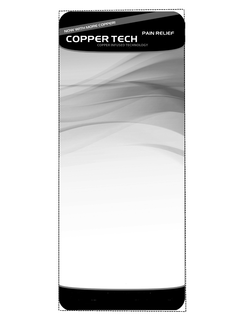 now with more copper! pain relief copper tech copper infused technology