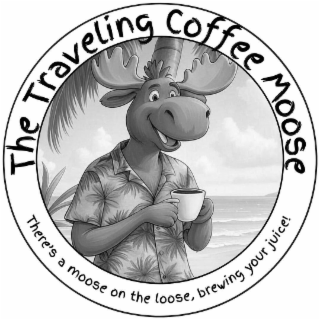 the traveling coffee moose  there's a moose on the loose, brewing your juice!