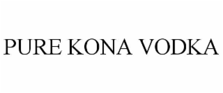 pure kona vodka