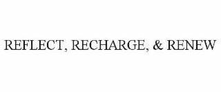 reflect, recharge, & renew