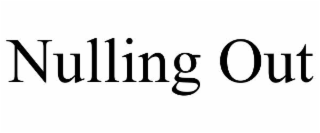 nulling out