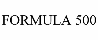 formula 500
