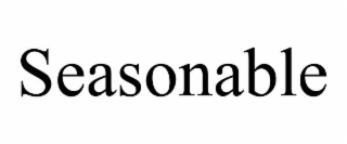 seasonable