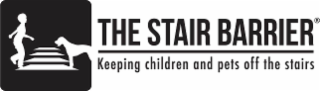the stair barrier keeping children and pets off the stairs
