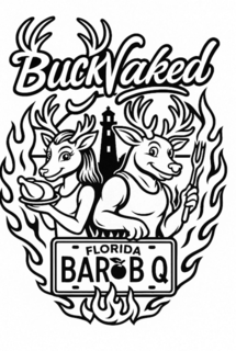 bucknaked bar b q florida