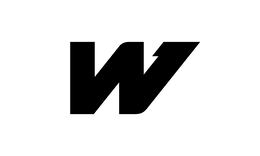 stylized letter w with an embedded number 1