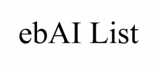 ebai list