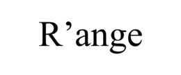 r’ange