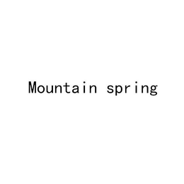 mountain spring