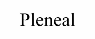 pleneal