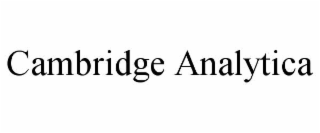cambridge analytica