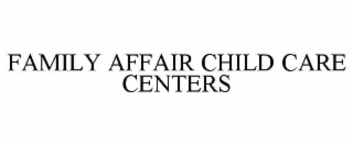 family affair child care centers