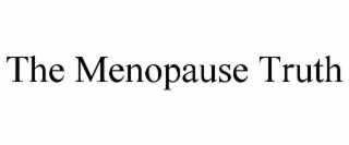 the menopause truth