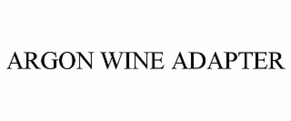 argon wine adapter