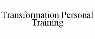 transformation personal training