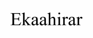 ekaahirar