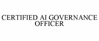 certified ai governance officer