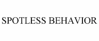 spotless behavior