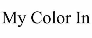 my color in