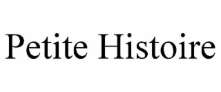 petite histoire