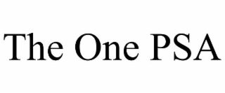 the one psa