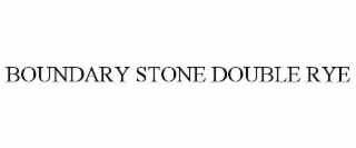 boundary stone double rye