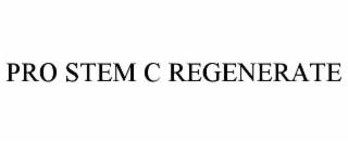 pro stem c regenerate