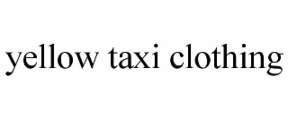 yellow taxi clothing