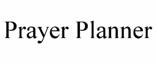 prayer planner