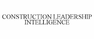 construction leadership intelligence