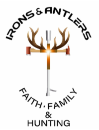 faith family & hunting & antlers irons