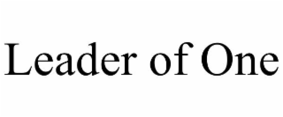 leader of one