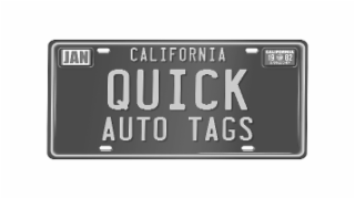 19 82 jan california quick auto tags california e 0612549