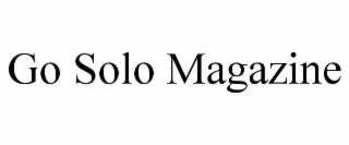 go solo magazine