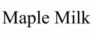 maple milk