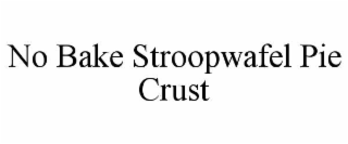 no bake stroopwafel pie crust