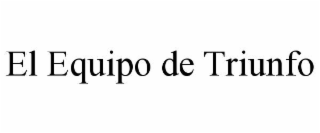 el equipo de triunfo