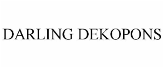darling dekopons