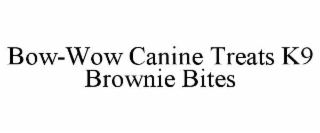 bow-wow canine treats k9 brownie bites