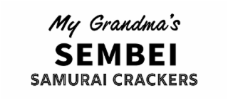 my grandma's sembei samurai crackers