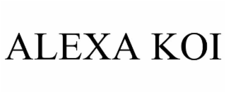 alexa koi