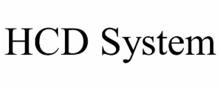 hcd system