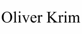 oliver krim