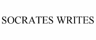 socrates writes