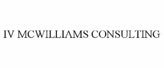 iv mcwilliams consulting