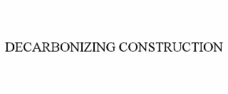 decarbonizing construction