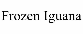 frozen iguana