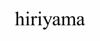 hiriyama