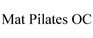 mat pilates oc