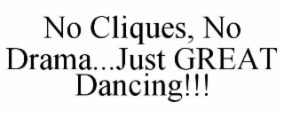 no cliques, no drama...just great dancing!!!